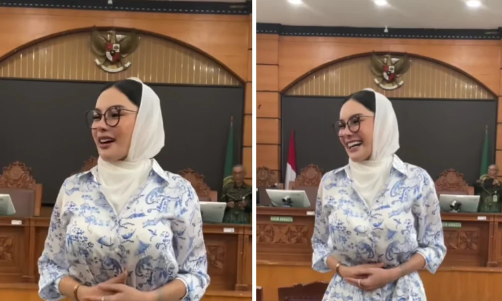 Hadiri persidangan pakai hijab putih, nikita mirzani hari ini aku jadi putri firaun