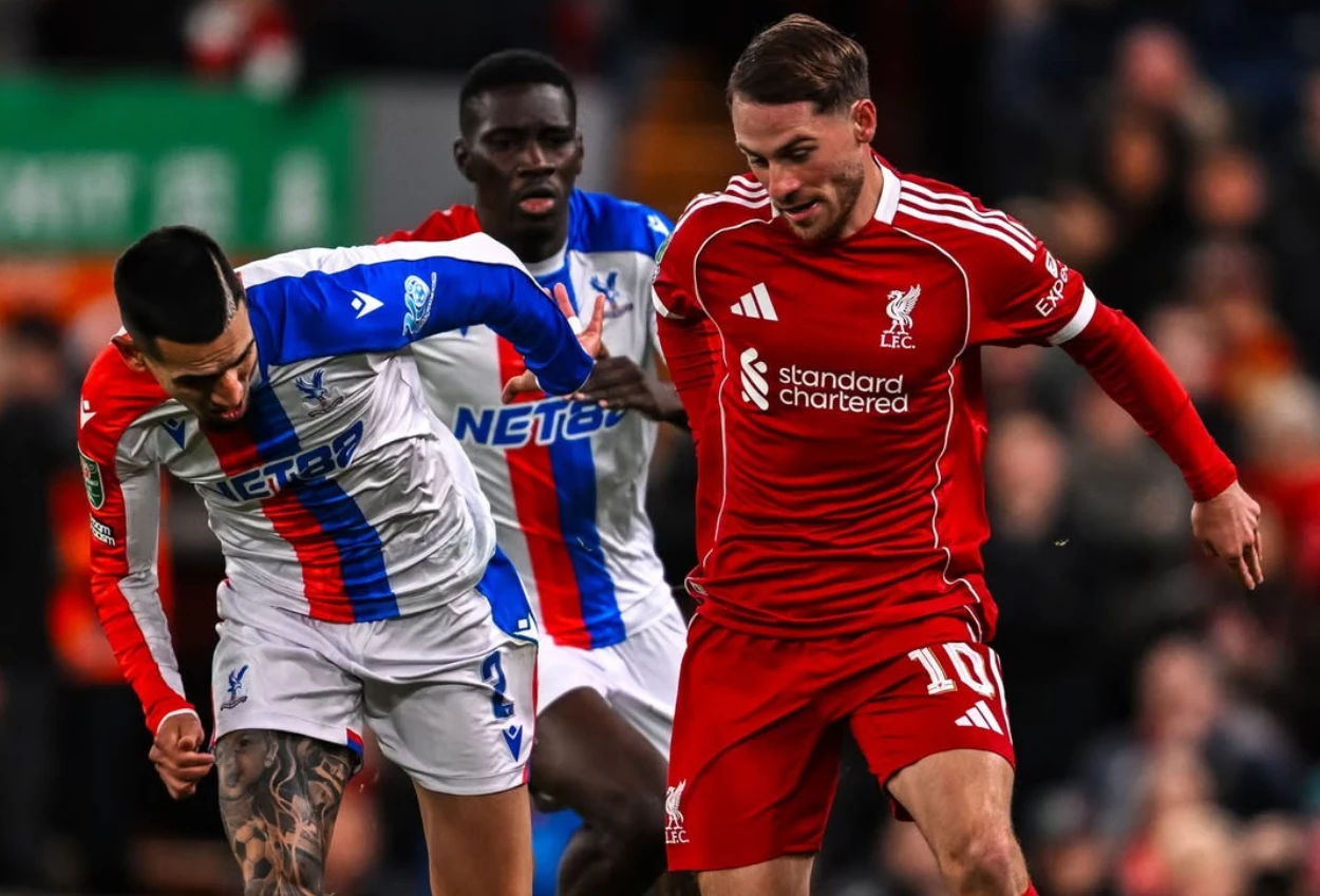 Hasil carabao cup liverpool vs crystal palace liverpool dibantai crystal palace 0 3 di anfield
