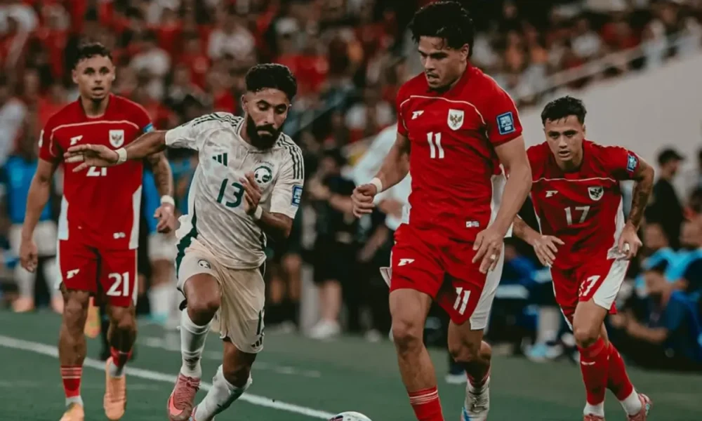 Hasil indonesia vs arab saudi 2 3, garuda tumbang dibekuk tuan rumah