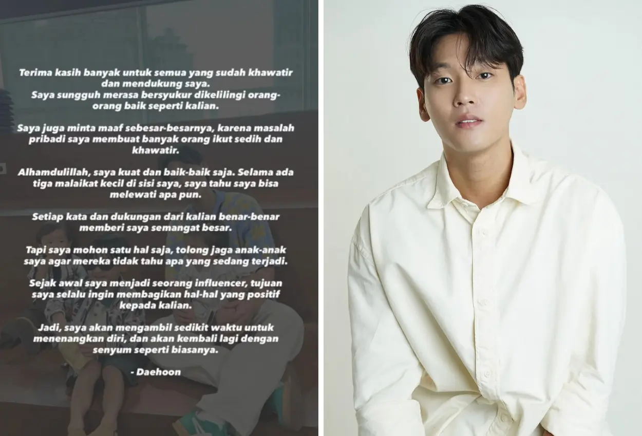 Isu perselingkuhan jule, na daehoon saya kuat demi anak anak, tolong jaga agar mereka tidak tahu apa yang sedang terjadi