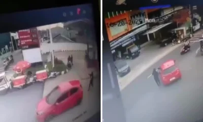 Kacau! mobil lcgc di ciputat kabur tanpa bayar usai isi bensin rp200.000