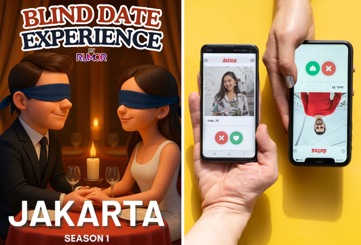Kelebihan blind date experience dibanding dating apps, cocok untuk kaum introvert dan ekstrovert!