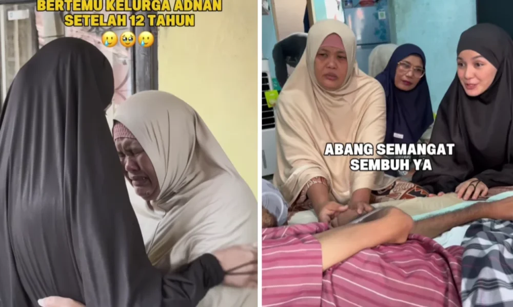 Kunjungi adnan korban kecelakaan 12 tahun lalu, nadya almira abang semangat sembuh ya