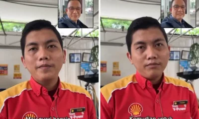 Kunjungi spbu shell, anies baswedan dicurhati pegawai gara gara stok bbm habis