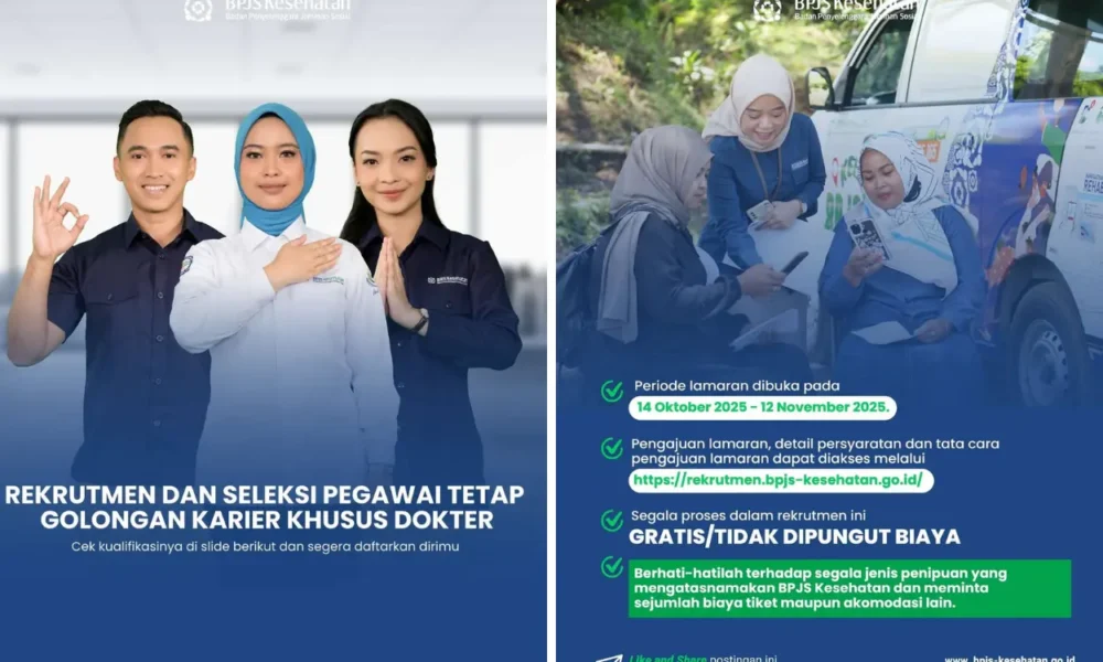 Lowongan dokter bpjs kesehatan 2025 syarat dan cara daftar lengkap