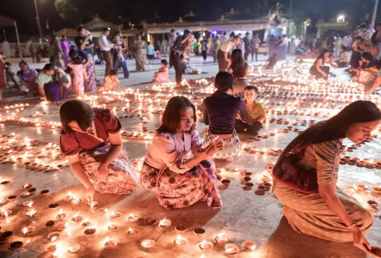 Militer myanmar bom warga di tengah festival bulan purnama, 40 orang tewas