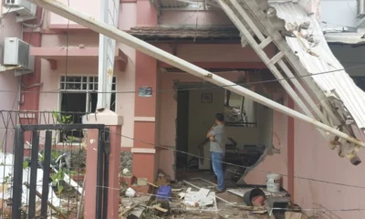 Ngeri! ledakan tabung gas 12 kg di cengkareng hancurkan rumah, dua orang terluka parah