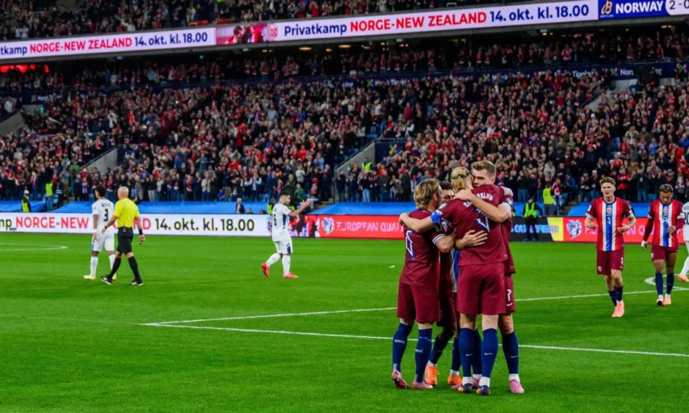 Norwegia terancam kena sanksi fifa usai suporter sindir israel dari tribun