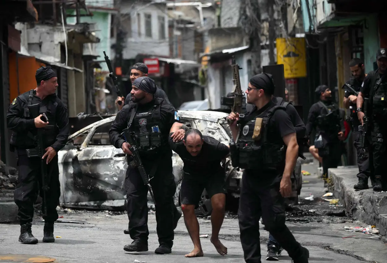 Penggerebekan narkoba besar besaran di brasil tewaskan 64 orang