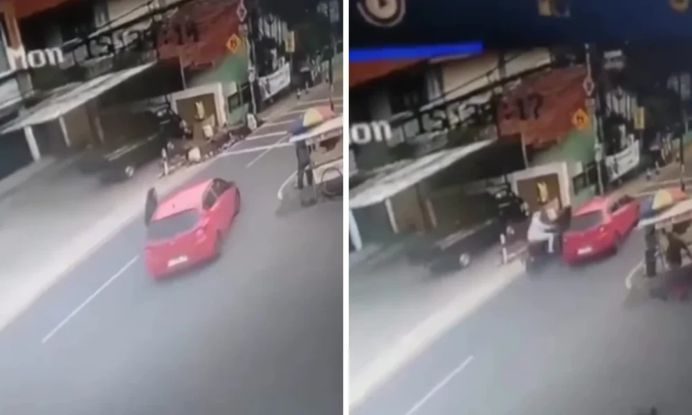 Polisi datangi rumah pemilik mobil lcgc yang kabur usai isi bensin di ciputat