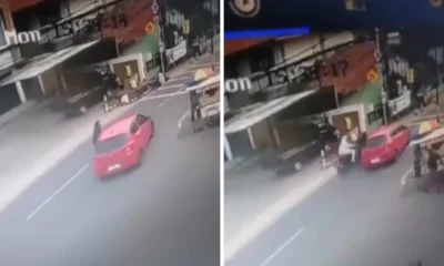 Polisi datangi rumah pemilik mobil lcgc yang kabur usai isi bensin di ciputat