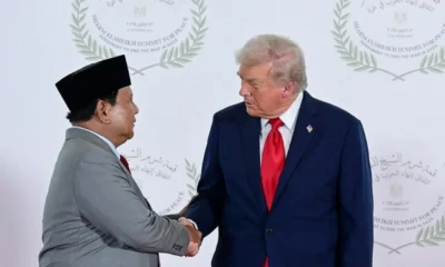 Prabowo dapat pujian lagi saat jabat tangan dengan trump