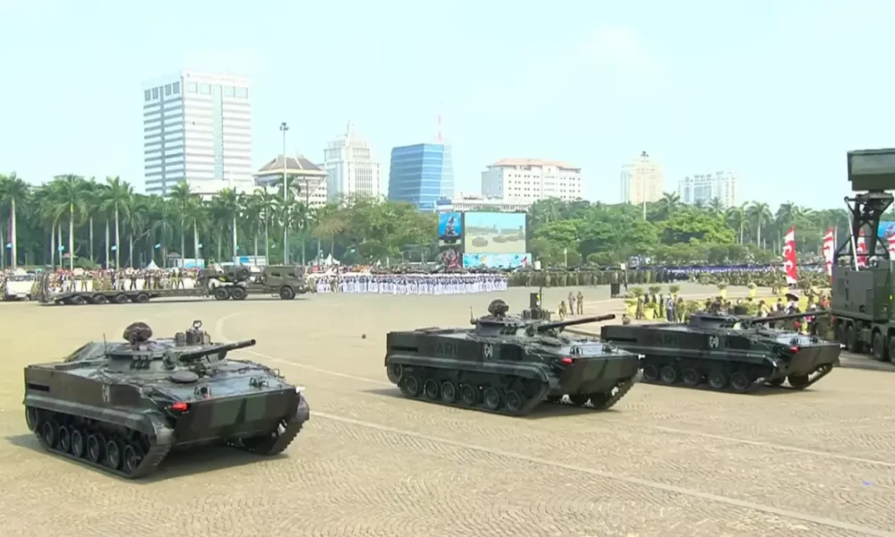 Pratu johari meninggal dunia, jatuh dari tank hingga patah tulang saat persiapan hut tni