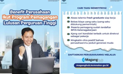 Program magang fresh graduate menaker bergaji ump!