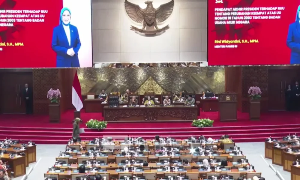 Sah! kementerian bumn turun status jadi bp bumn