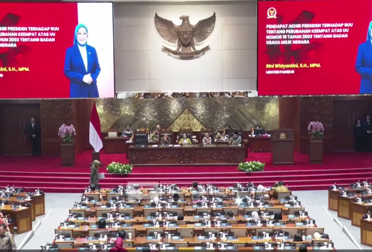 Sah! kementerian bumn turun status jadi bp bumn