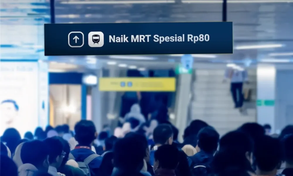 Spesial hut tni, pemprov jakarta terapkan tarif mrt, lrt, dan transjakarta rp80