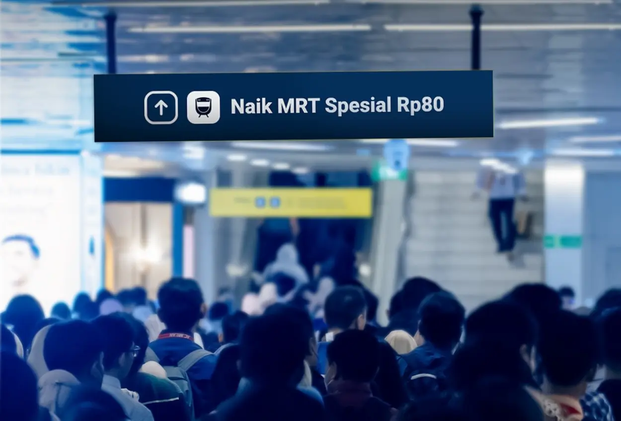 Spesial hut tni, pemprov jakarta terapkan tarif mrt, lrt, dan transjakarta rp80