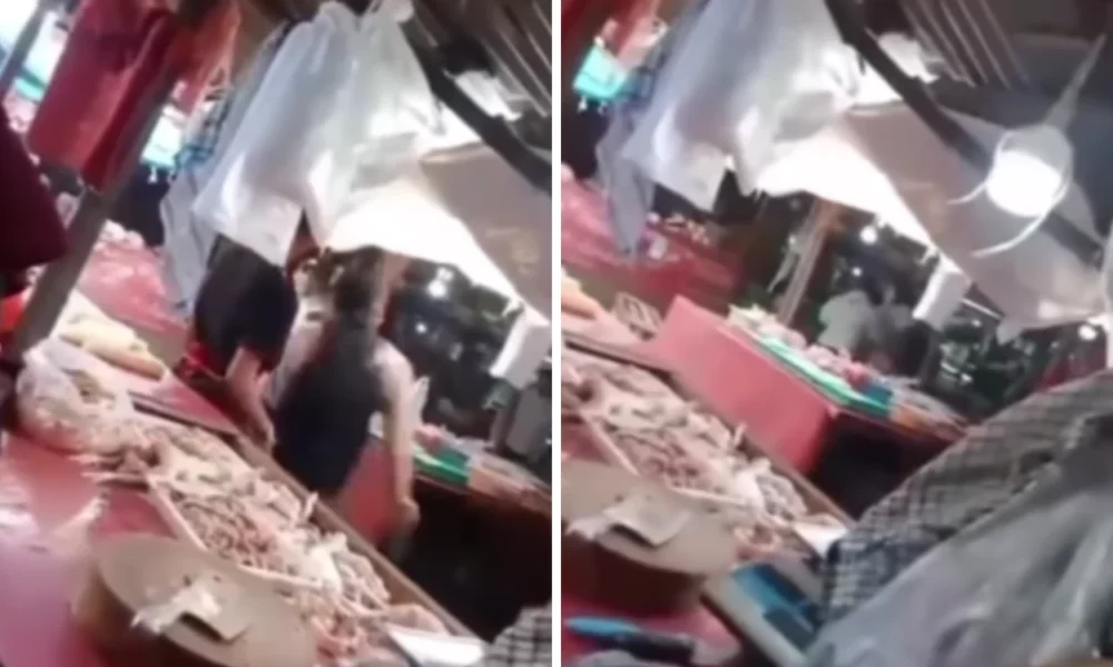 Tak diberi uang rp5.000, preman di pasar jombang ngamuk hingga nyaris bacok pedagang