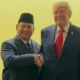 Trump lagi lagi puji prabowo di ktt asean malaysia