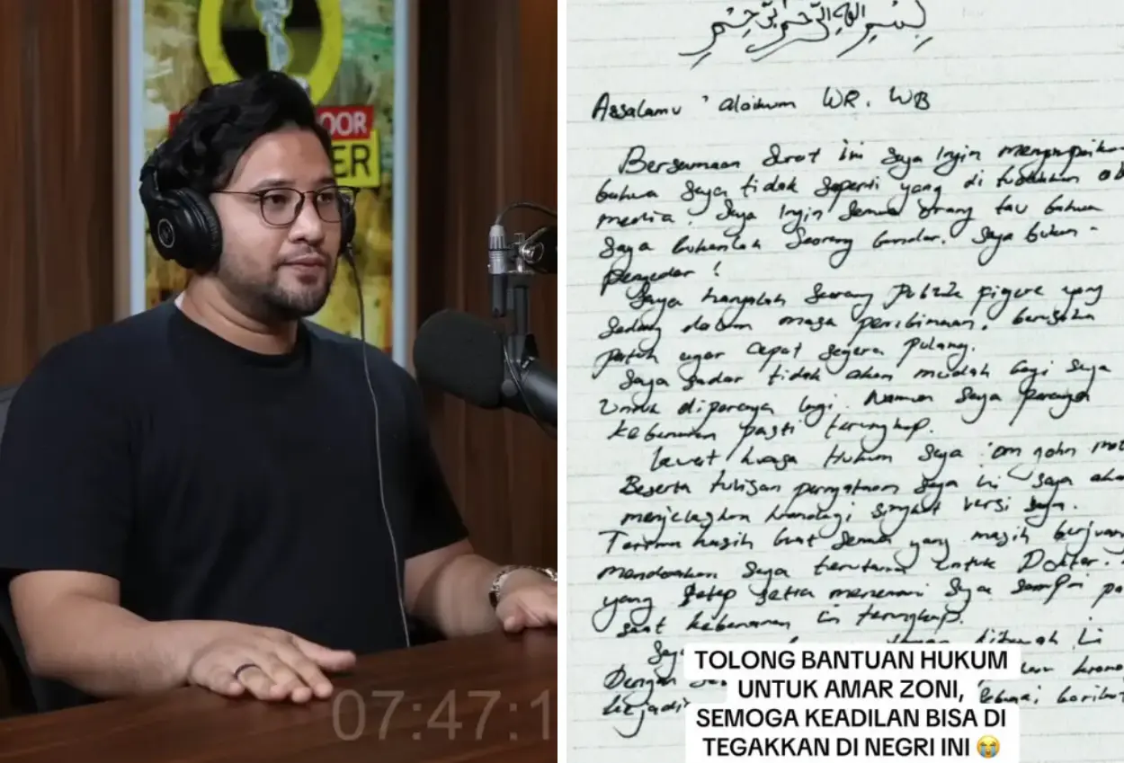 Tulis surat 3 halaman sebelum dipindahkan ke nusakambangan, ammar zoni saya bukanlah seorang bandar