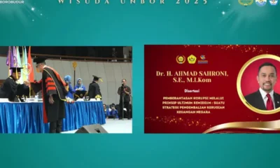 Usai 1,5 bulan menghilang, ahmad sahroni tiba tiba muncul dengan gelar doktor ilmu hukum