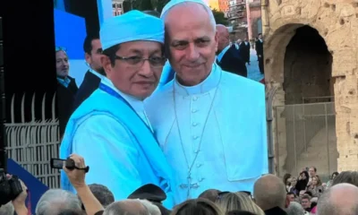 Usai ziarah ke makam paus fransisukus, menag nasaruddin umar bertemu dengan paus leo xiv