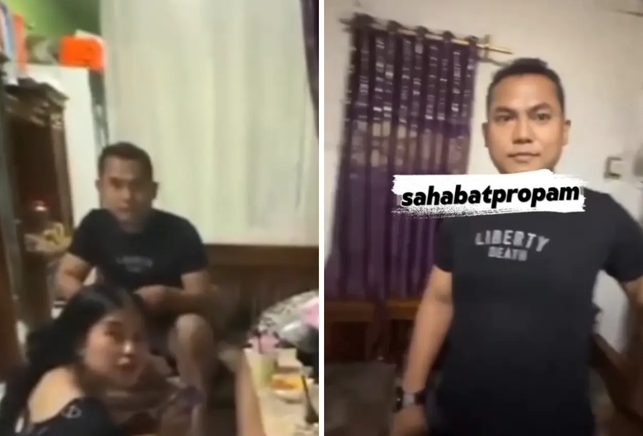 Viral anggota brimob ajudan bupati purwakarta kepergok di rumah janda