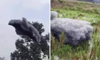Viral! warga digegerkan oleh gumpalan busa hitam di langit subang, diduga dari limbah industri