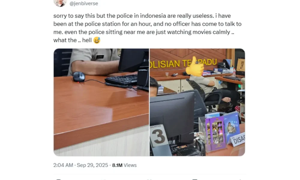 Wn thailand tak dihiraukan polisi saat lapor hp hilang, berujung dibantu damkar