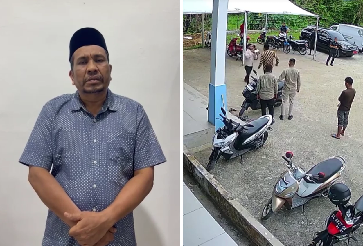 Wakil bupati pidie minta maaf usai hajar kepala dapur mbg