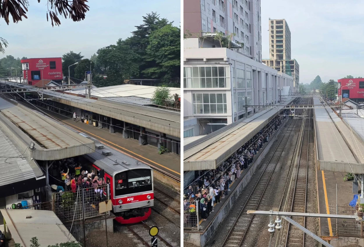 Ada gangguan krl rangkas bitung tanah abang pagi ini, penumpang terjebak di beberapa stasiun