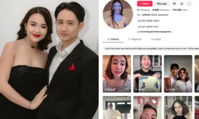 Amanda manopo ungkap alasan pasang foto profil muka biru di tiktok