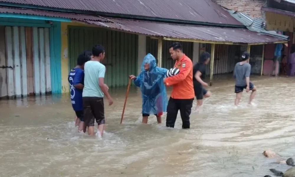 Banjir besar terjang padang pariaman, lebih dari 9.000 jiwa terdampak