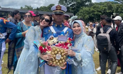 Dewi perssik bagikan momen bahagia saat anak angkatnya lolos akmil