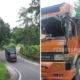 Diduga rem blong, mobil brimob tergelincir masuk jurang di lampung