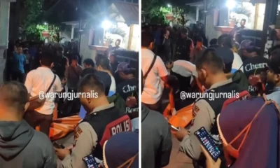 Geger! pria di condet tewas usai ditusuk di leher