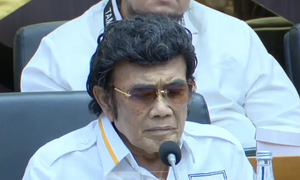 Hadir di rapat dengar pendapat dpr, ini pesan rhoma irama untuk industri seni