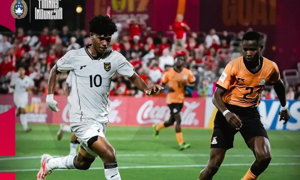 Hasil piala dunia u 17 timnas indonesia u 17 tumbang 1 3 dari zambia