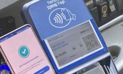 Hore! bank indonesia resmi luncurkan qris tap in dan tap out untuk naik transportasi umum di jabotebek