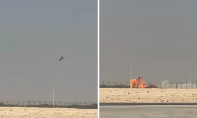 Jet tempur india jatuh saat atraksi di dubai air show, pilot tewas