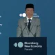 Jokowi pidato di bloomberg new economy forum, tegaskan kemajuan infrastruktur dan digitalisasi qris