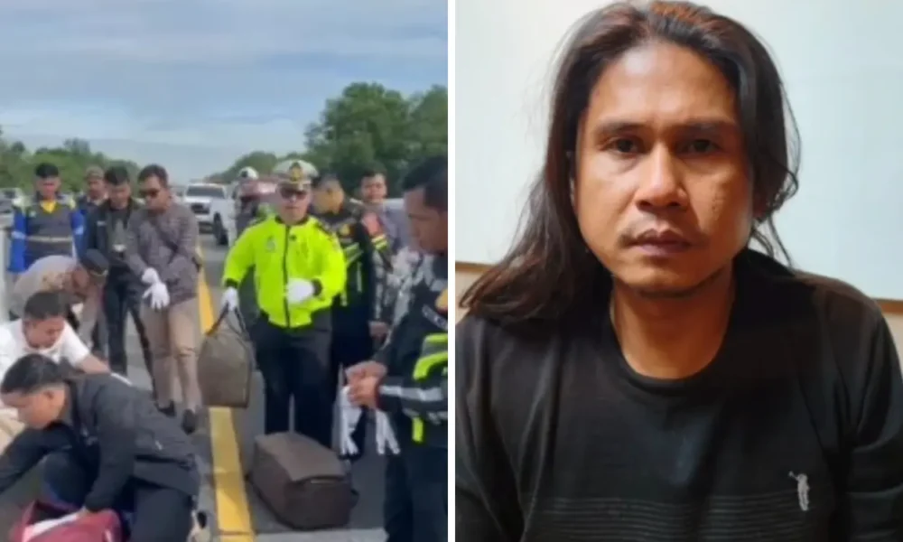 Kurir narkoba yang terlibat kecelakaan mobil di lampung ditangkap polisi!