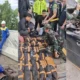 Mobil pembawa ribuan ekstasi kecelakaan di tol lampung, lencana polisi ikut ditemukan