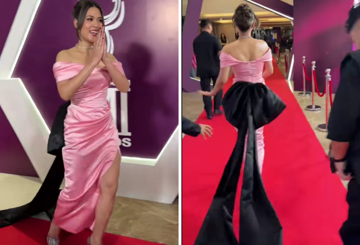 Momen lucu raisa kabur hingga lari lari usai acara ami awards hindari wartawan