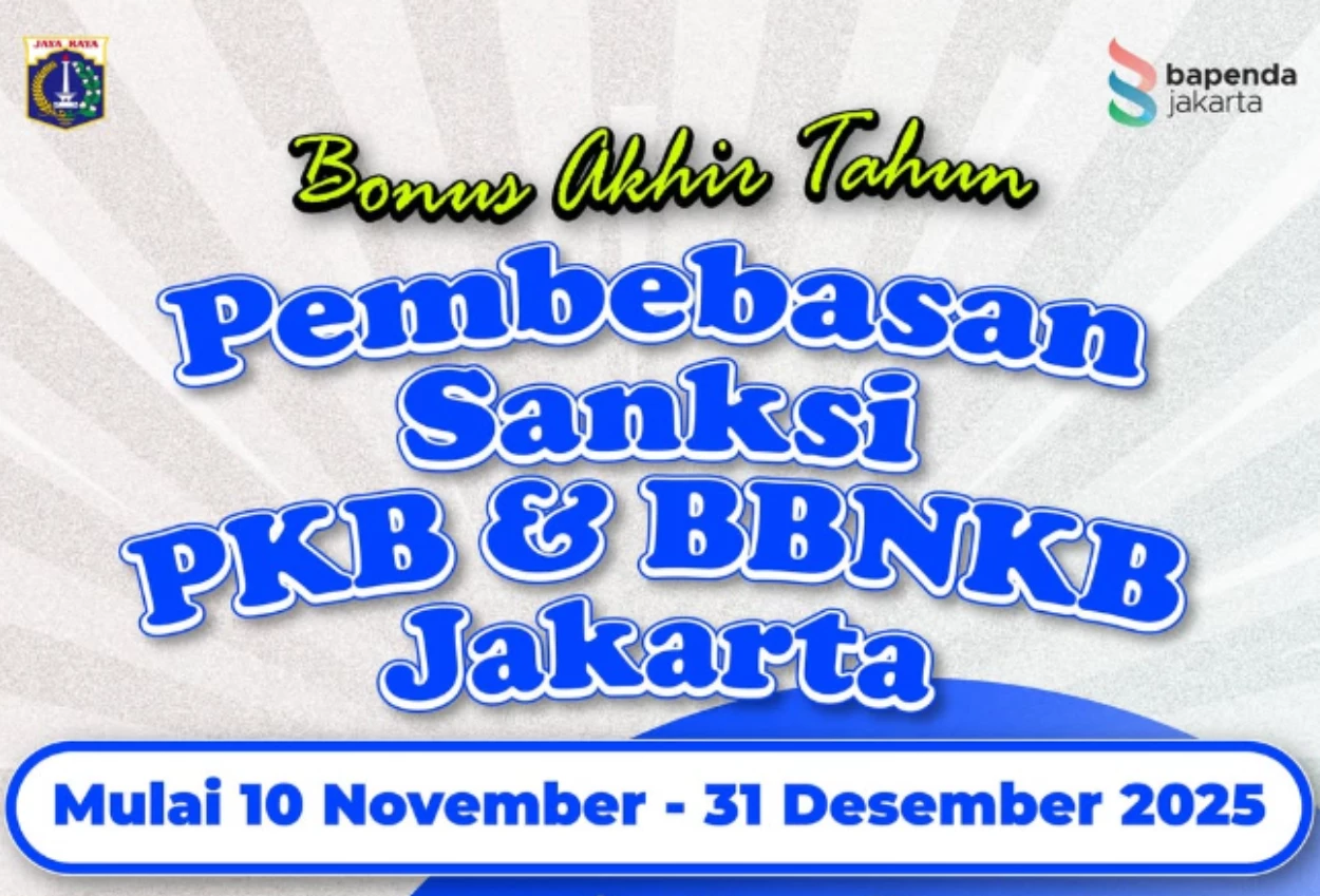 Pemutihan denda pajak kendaraan di jakarta mulai hari ini, cek syaratnya
