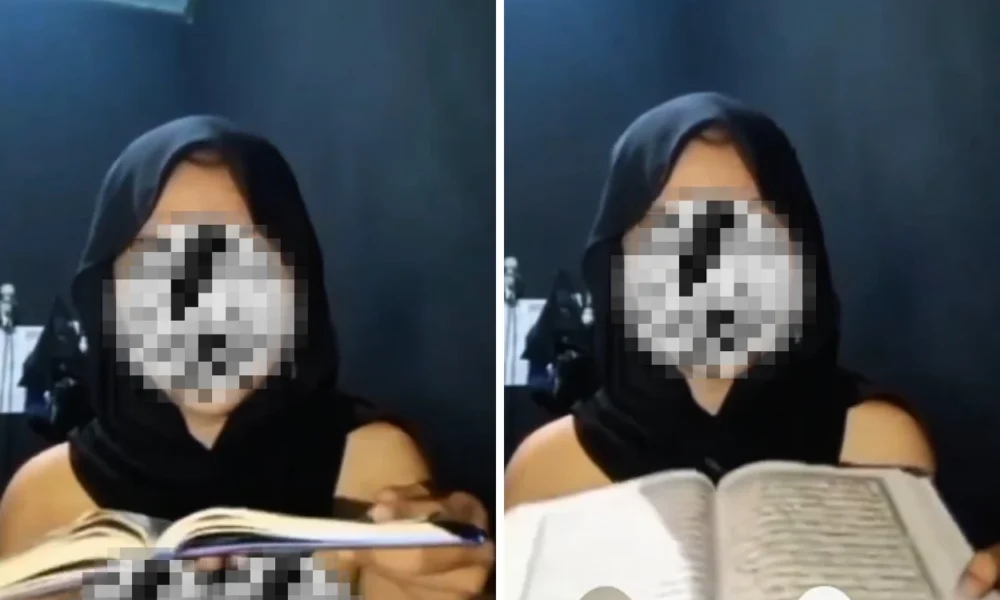 Polisi selidiki viralnya kasus wanita tanpa busana yang hina hingga ludahi al quran