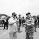 Prabowo dan raja abdullah saksikan demo drone kolaborasi tni angkatan bersenjata yordania di halim perdanakusuma