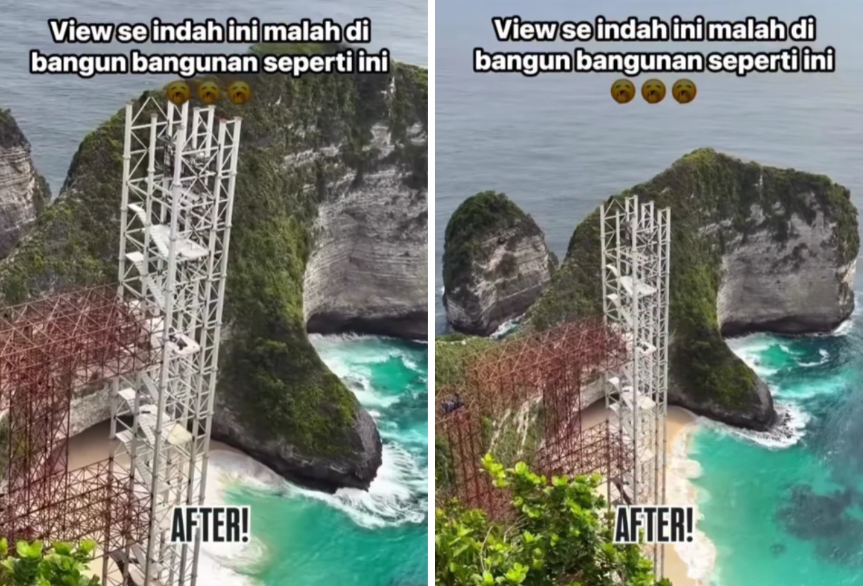 Proyek pembangunan lift kaca di nusa penida yang tuai pro kontra diberhentikan sementara