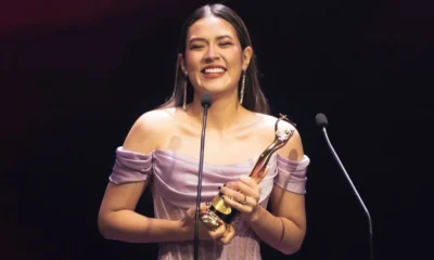 Raisa kasih speech menyentuh di ami awards 2025, semangati vidi dan para pejuang kanker